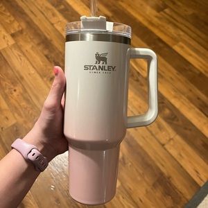 pink & white stanley cup